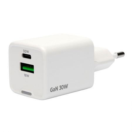   Cablexpert MP3A-PC-63, QC4.0/PD3.0 30W USB A+C, 