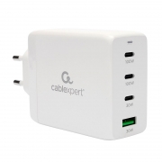   Cablexpert MP3A-PC-66, QC5.0/PD3.0 100W GaN USB A+3xUSB C, 