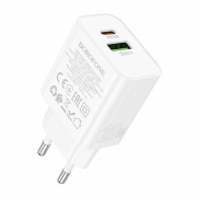   Borofone BA88A, QC3.0/PD 20W USB A+C, 