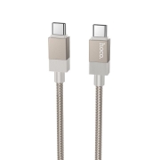 ������ USB 2.0 Type C M-M - 1 �, 60��, 3A, PD/QC3.0, ����������, ������, Hoco X110