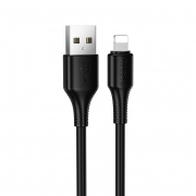  USB 2.0 Am - 8 pin Lightning, 1 , 2.4A, , Hoco X120