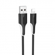  USB 2.0 Am - 8 pin Lightning, 1 , 2.4A, , Borofone BX119