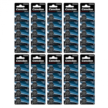  CR2025 Camelion, 50  (5x10), 