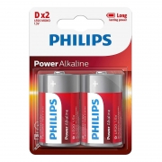  D Philips Power Alkaline LR20, 2, 