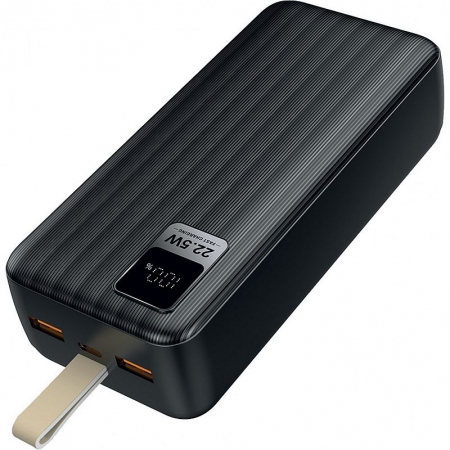   Perfeo Waterfall, 30000 /, QC3.0/PD 22.5W, 2xUSB A+USB-C,  (PF_D0174)