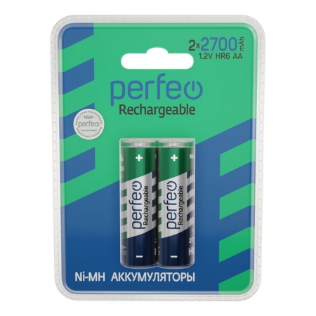  AA Perfeo AA2700/2BL 2700/ Ni-Mh, 2, . 