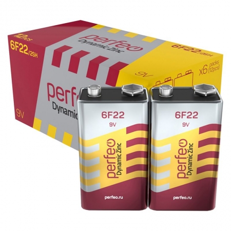  9V Perfeo 6F22 Dynamic Zinc, , 12, 