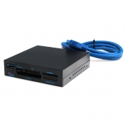 -  3.5 Gembird FDI2-ALLIN1-03-B, SD/MicroSD/MS/xD/CF/USB3.0, 