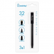 32Gb Smartbuy Gel Pen Black, --,  ,  (SB032GB2KRTL)