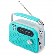  Ritmix RPR-045 Azure, FM/AM/SW, Bluetooth, MP3