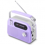  Ritmix RPR-045 Lavender, FM/AM/SW, Bluetooth, MP3