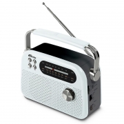  Ritmix RPR-045 White, FM/AM/SW, Bluetooth, MP3