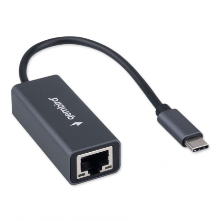 ������� ����� USB Type C - RJ45 2.5 ����/�, RTL8156B, ��������, Gembird (NIC-U12)