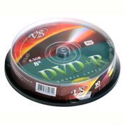 Диск DVD+R VS 8,5 Gb 8x DL Ink Printable, Cake Box, 10шт (VSDVDPRDLCB1002)
