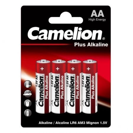  AA Camelion Plus Alkaline LR6-BP4, , 4, 
