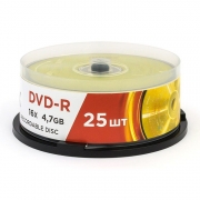  DVD-R Mirex 4,7 Gb 16x, Cake Box, 25 (UL130003A1M)