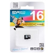   Micro SDHC 16Gb Silicon Power Class 10   (SP016GBSTH010V10)