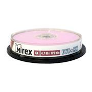 Диск DVD+RW Mirex 4,7 Gb 4x, Cake Box, 10шт (UL130022A4L)